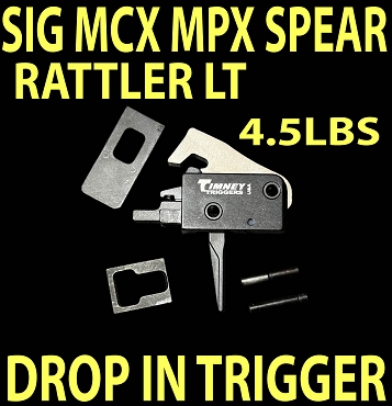 SIG MCX Trigger by Timney 4.5lbs, Drop In, MPX, SPEAR , RATTLER Compatible